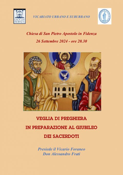 Fidenza: veglia in preparazione al giubileo dei sacerdoti