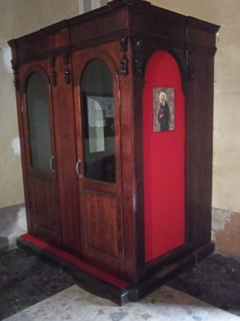 A Vidalenzo, restaurato il confessionale della chiesa