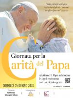Domenica 25 giugno 2023: Giornata per la Carità del Papa