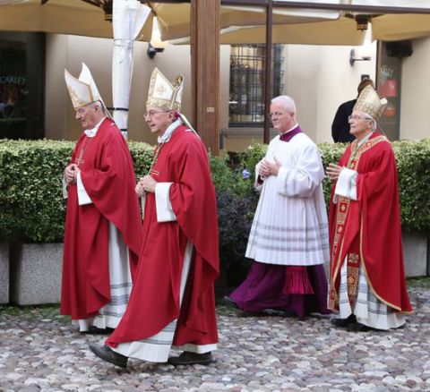 Don Luca Romani parroco della parrocchia di S. Antonio di Padova in Salsomaggiore Terme