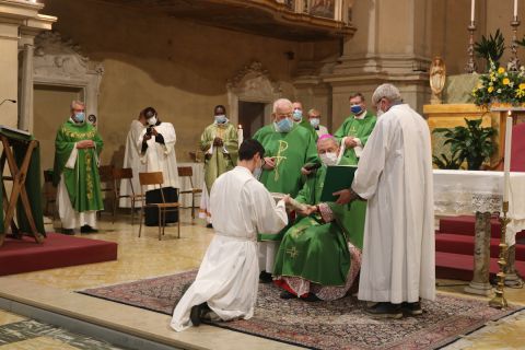 San Michele, al seminarista Vincenzo Cristaldi il ministero del lettorato