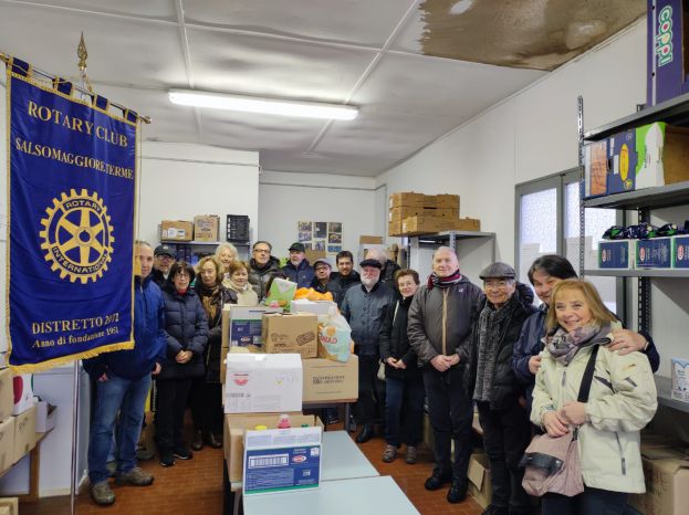 Il Rotary Club Salsomaggiore al fianco del centro di solidarietà 
