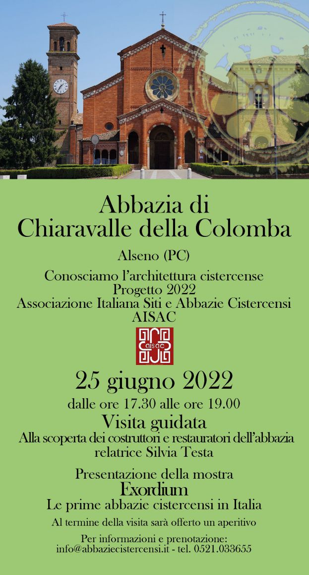 Visita guidata all'abbazia di Chiaravalle della Colomba