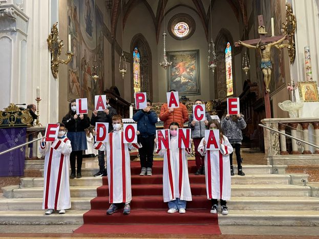 A Busseto la bancarella solidale a sostegno delle mamme ucraine