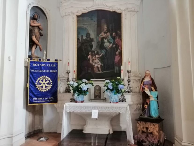 Inaugurato il dipinto “San Nicola da Bari che risuscita tre bambini”