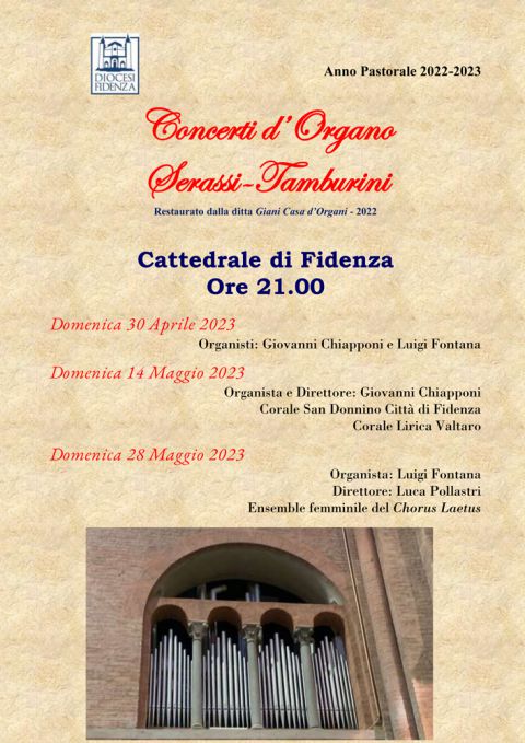 Concerti d&#039;organo Serassi-Tamburini