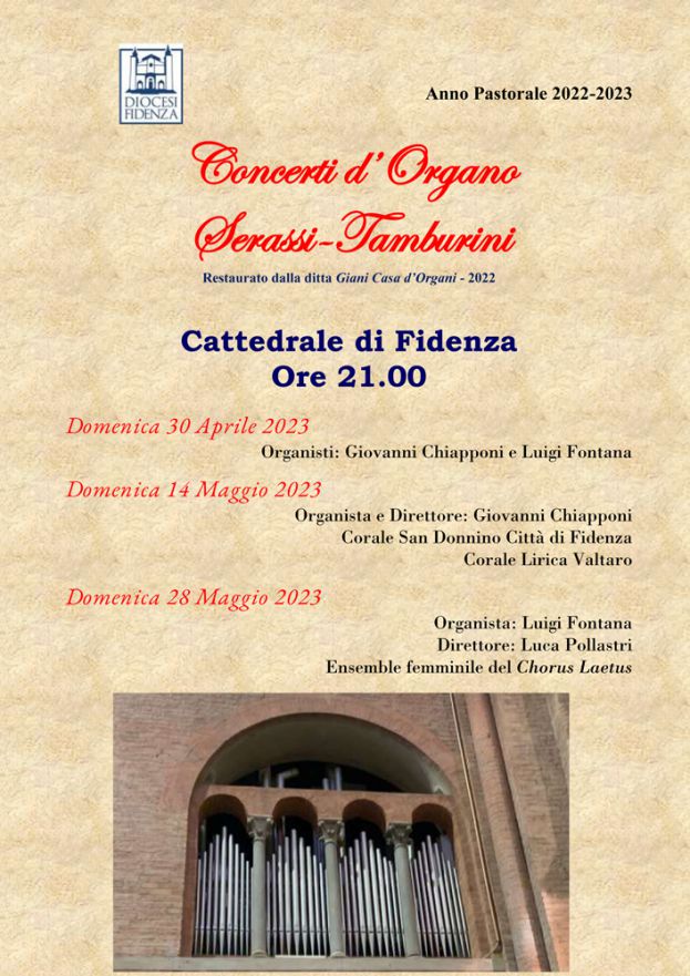 Concerti d&#039;organo Serassi-Tamburini