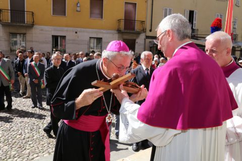 16 luglio 2017: ingresso di mons. Ovidio Vezzoli nella Diocesi di Fidenza