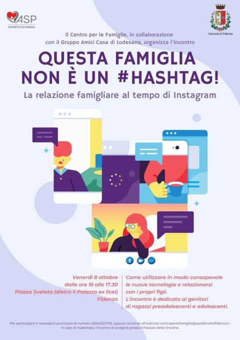 Un evento dedicato ai genitori: Questa famiglia non è un #hashtag