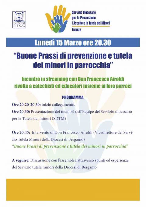 Incontro in streaming con don Francesco Airoldi per catechisti, educatori, sacerdoti e diaconi