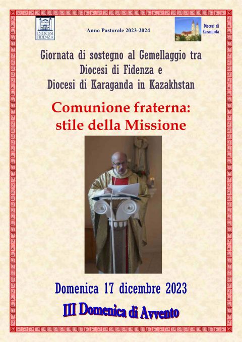 17 dicembre: giornata a sostegno del Gemellaggio Diocesano con Karaganda