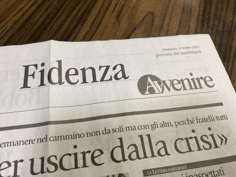 Il 6 ottobre pagina speciale su &quot;Avvenire&quot;