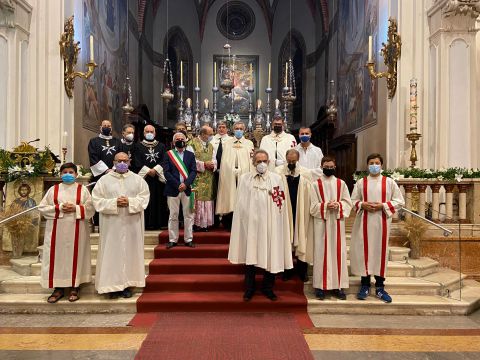 A Busseto i cavalieri dell&#039;Ordine del Santo Sepolcro e quelli dell&#039;Ordine di Malta