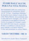 Salsomaggiore: fuori dall&#039;alcol per una vita nuova