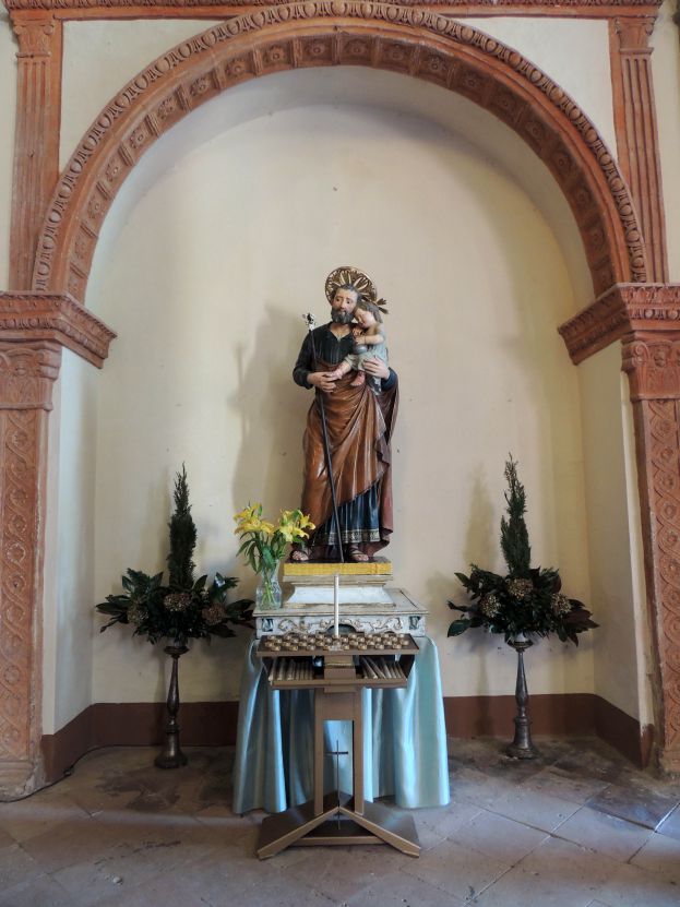 Zibello, nuova sistemazione per la statua di S. Giuseppe
