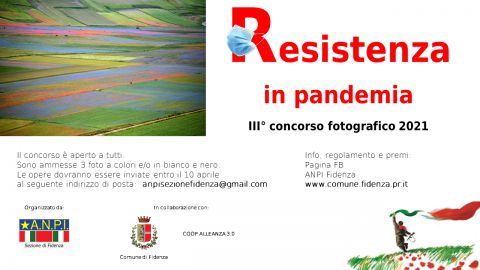 Resistenza in pandemia: III concorso fotografico promosso da Anpi Fidenza